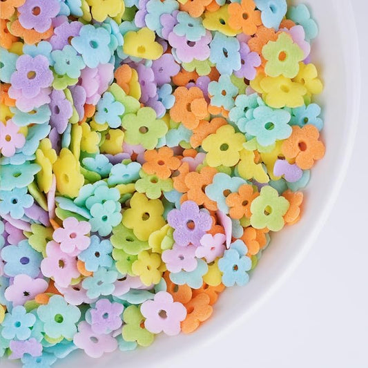 Edible Flowers Sprinkles Spring Colorful Sprinkle Sugar Candy for Ice Cream Baking Cake Cupcake Toppers Cookie Donut Dessert Decoration 4.6 Ounces