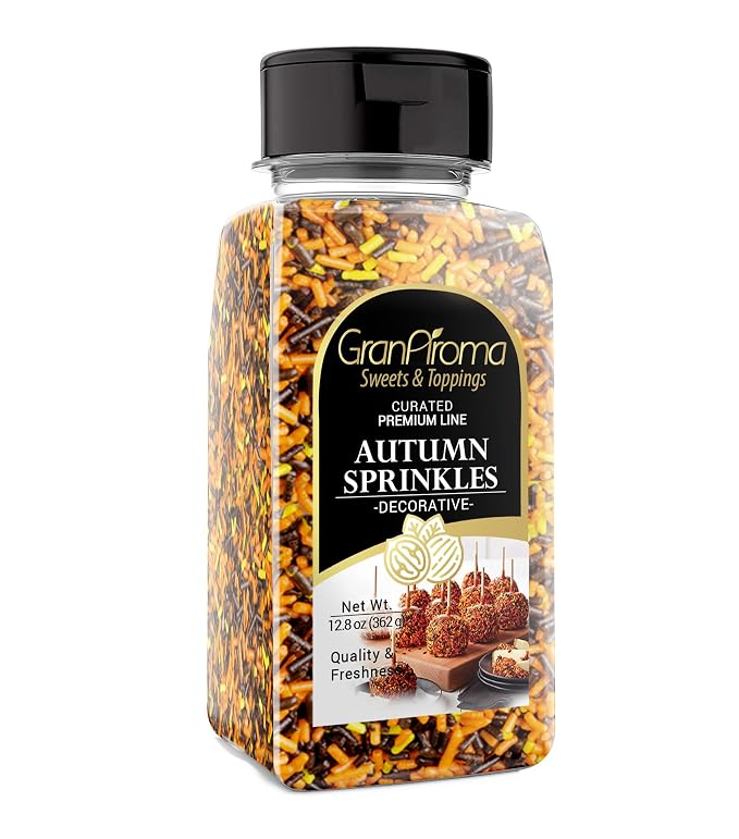 GranAroma Autumn Sprinkles, 12.8 oz, Decorative, Cakes & Cupcakes