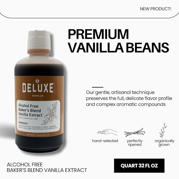 Alcohol Free Bakers Blend Vanilla Extract - 32 fl oz bottle