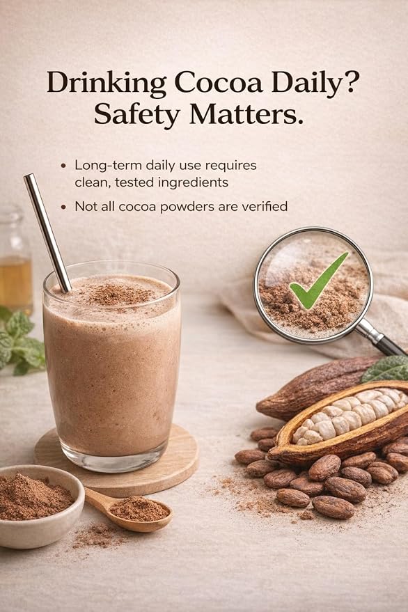 100% Pure Cocoa Powder – Cocoa Rich Flavanols From Trinitario Cacao Beans, Natural, Non-Alkalized, Unsweetened – Rich in Antioxidants for Energy, Mood & Heart Health – Keto & Vegan Superfood – Great for Smoothies, Baking, Chocolate (500 Gr)
