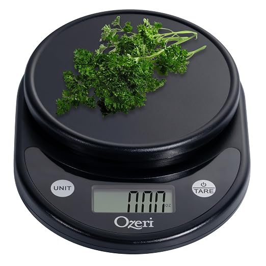 Ozeri® Pronto® Kitchen and Food Scale with Variable Graduation Technology® | Recognized by experts -- Winner of awards from the Food Network, The New York Times’ Wirecutter, CNN Underscored, and others.
