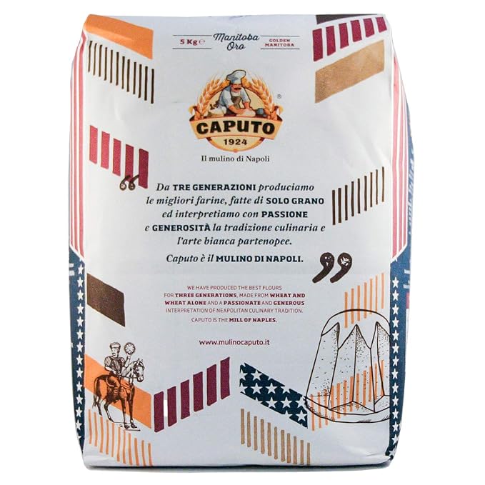 Mulino Caputo Manitoba Oro Tipo 0 Flour - 5-Kg Bag (11 Lbs)