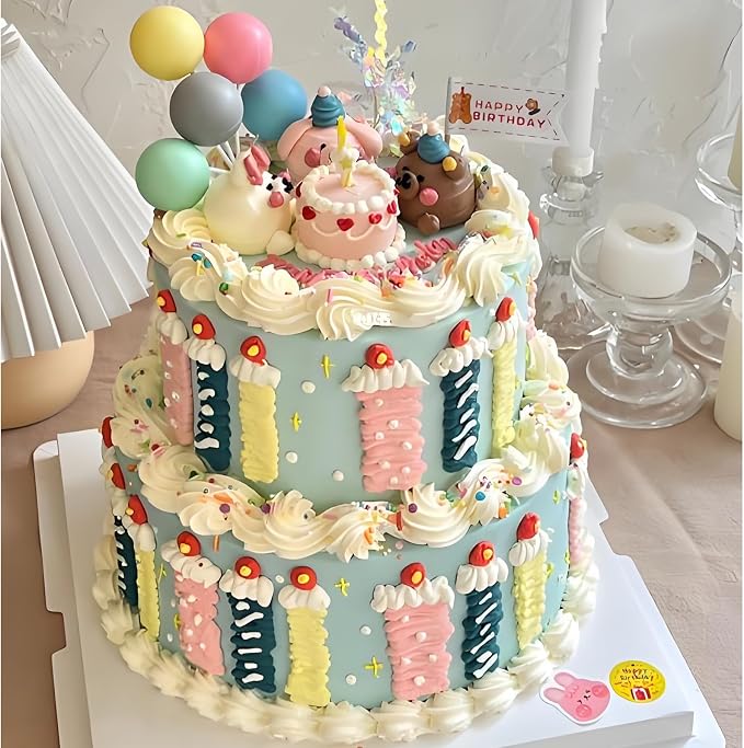 Cake Decorating Kit, 248 Pcs Baking Supplies (Blue) | Cake Turntable, Leveler, 24 Numbered Icing Tips, 2 Spatulas, 3 Scrapers, 50 Cupcake Liners, 100 Pastry Bags & More