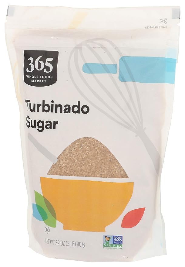 365 by Whole Foods Market, Turbinado Sugar, 32 Ounce (Pack of 2)