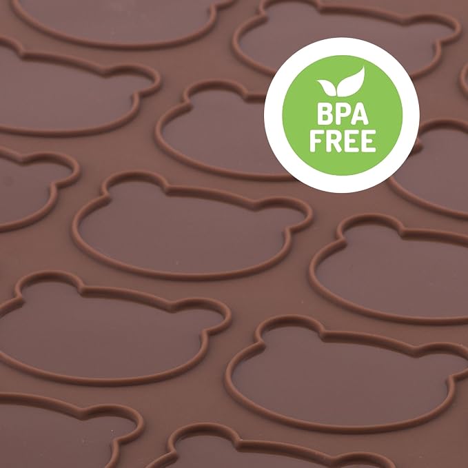 beicemania® Silicone Classic Bear Macaron Baking Mat for 15 Macarons Macaroons Biscuits Cookies