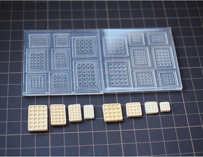 Double Sided Shape Silicone Mold Cheese Chocolate Fondant Cookie Cake Dessert Baking Supplies Jewelry Making Tools Food-grade Silicone Candy Kit Clay Modeling Tools