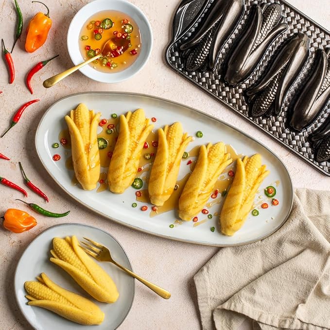 Nordic Ware Cornbread Corn Cakes Pan