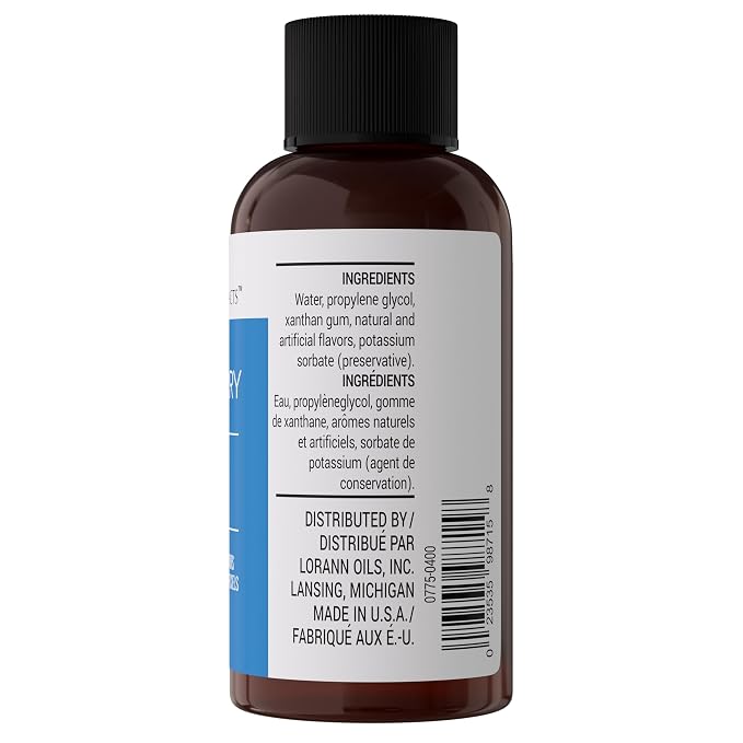 Lorann Oils Blueberry Bakery Emulsion: Realistic Blueberry Flavor, Perfect for Elevating Berry Notes in Baked Goods, Gluten-Free, Keto-Friendly, Substitute Essential for Your Kitchen, 2oz