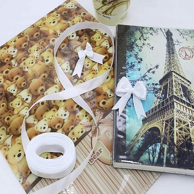 Cookie Bags for Packaging, Searik Translucent Plastic Cellophane Pastry Treat Bags for Party Gift Giving Bakery Bread Candy Chocolate Wrapping Goods with Stickers and Ribbon (3.5 x 8.8 Inches, 80 Pcs)