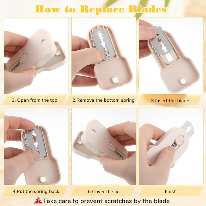ElevateTech Bread Lame Sourdough Scoring Tool with 10 Replaceable Blades Bread Scoring Tool for Sourdough BreadBaking BreadMaking Tools Beige