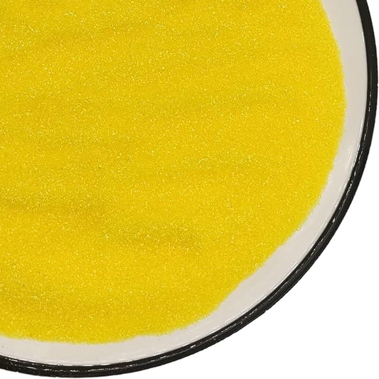 Edible 5 Ounce Fine Decorative Yellow Sanding Sugar Sprinkles for Baking, Sparkling Crystals for Cakes, Cookies, Cupcakes, Ice Cream Topping and Rimming Sugar