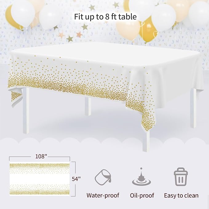 Pack of 11 NWK Cake Stand Set, with 3 x Two-Tier and 3 x Three-Tier Cupcake Stands, 4 x Appetizer Trays, 1 x Tablecloth for Birthday Bridal Baby Shower Party (Colorful)