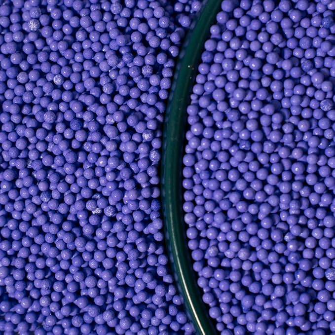 Sprinkles, Purple Edible Pearl Sprinkles for Cake Decorations, Baking, Ice Cream, Cookies, Cupcake Topper Edible Pearls Sprinkles - 2mm Matte White Sugar Pearls for Cake Decorating 130g/4.6oz 1 Bottle (2mm purple)