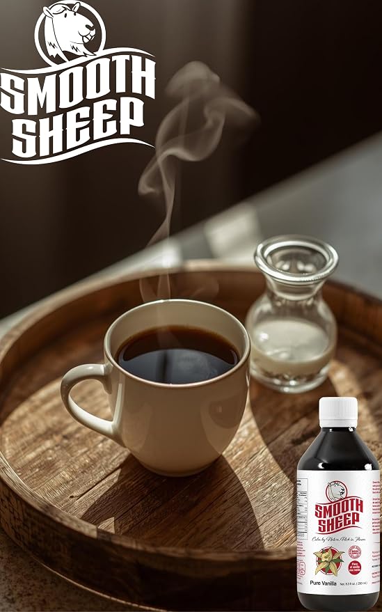 Smooth Sheep Vanilla | Mexican Vanilla for Baking and Desserts | Made with Real Vanilla Bean | Vainilla Mexicana Buena (250 ml (Pack of 1))
