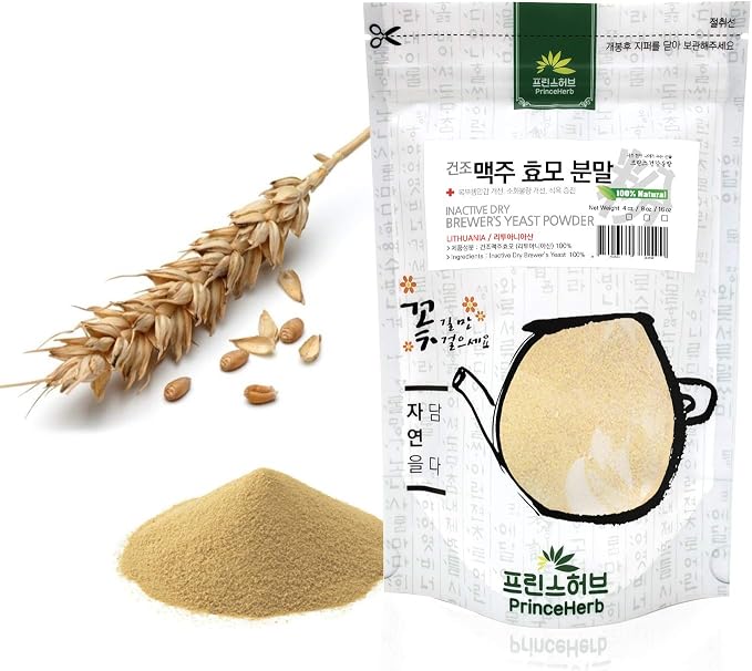 [Medicinal Herbal Powder] Inactive Dry Brewer's Yeast Powder/건조맥주효모 분말 (8 oz)