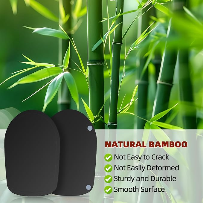 Mixer Slider Compatible with 4.5-5 QT Kitchen Aid Stand Mixers, Kitchen Countertop Storage Mover Sliding Caddy Mixer Slider Mat for Kitchen Aid Stand Mixer Accessories Attachment (Bamboo - Black)