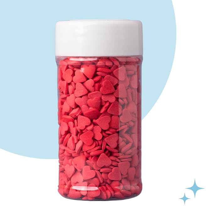 Sweets Indeed Sprinkles, 4 Pack, Edible Sprinkle Mix, Perfect for Cake Decorations, Baking, Ice Cream, Cookies, Cupcake Topper (Sweetheart)