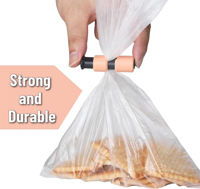 Mr. Pen- Squeeze and Lock Bread Bag Clips, 2.4 Inch, 8 Pack | Multicolor Squeeze Lock Clips, Reusable Bag Closures for Bread, Snacks, Coffee, Food Storage, Fits Thick and Thin Bags