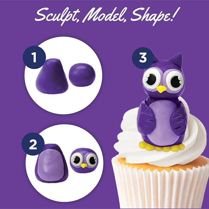Satin Ice ChocoPan Purple Modeling Chocolate (4 Ounce) For Cake Decorating
