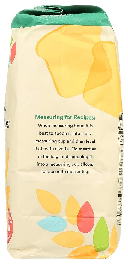 365 by Whole Foods Market, Organic 100% Whole Wheat Flour, 80 Ounce (Pack of 2)