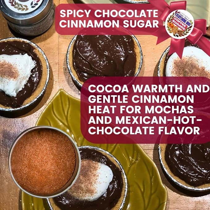 Coffee Sugars: Sugar, Spice & Everything Nice | Gift Packaged Set of 3 | All Natural, Non GMO Cane Sugars | Gourmet Coffee & Baking Sweeteners | Small Batch, Hand Made | Made in USA | No Artificial Ingredients, Authentic Infused | Artisanal Gift Pack |...