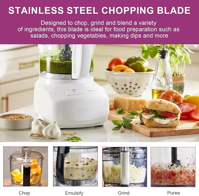 DLC-2ACBN Fits for Cuisinart Mini Prep Plus Food Processor Replacement Chopping Blade, Only Fit DLC-2A Replacement Blade, Compatible with DLC-2A, DLC-2ATQ, DLC-2AR, DLC-2APK et, Sharp and Strong Blade