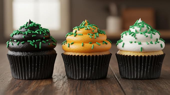 NCS Dark Green Jimmies Edible Sprinkles – Cupcake, Cake & Cookie Decorations, 7 oz