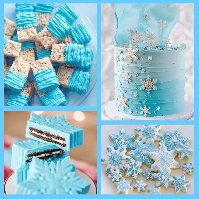 Oil Based Food Coloring for Chocolate, 20ml Edible Light Blue Oil Based Food Coloring Gel for Cake Decorating, Sugar, Candy Melts, Baking, Cookies, Icing Frosting, Meringues, Cream- 0.7 Fl. Oz(Light Blue)