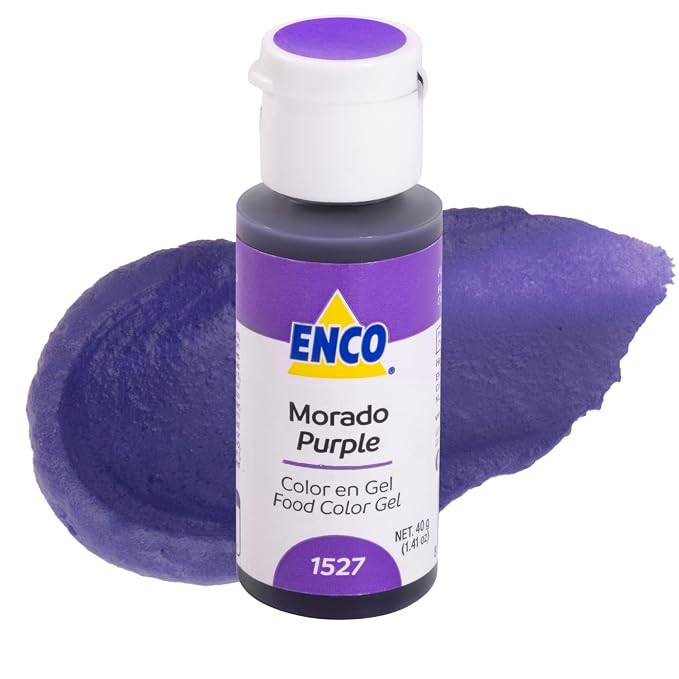 ENCO Food Coloring Gel Purple 1.41 oz (40g) Concentrated, Vegan