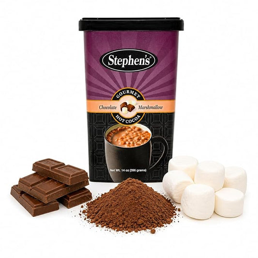 Stephen’s Milk Chocolate Marshmallow Hot Cocoa Mix, Smooth & Creamy Gourmet Hot Chocolate, 14 oz. (Pack of 1)