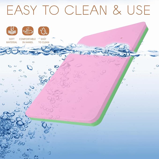 2 PCS Fondant Foam Pad with 5 Holes - Silicone Mat for Cake Decorating, Rolling Pin & Clay Tools, Perfect for Fondant, Gum and Air Dry Clay Crafts