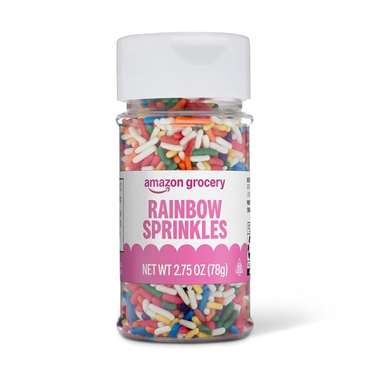 Amazon Grocery, Rainbow Sprinkles, 2.75 Oz