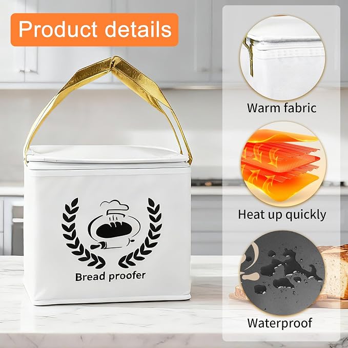 Bread Proofer Heating Pad with Warming Box, Winter Sourdough Dough Proofing Box, for Bread Making,Sourdough Warmer