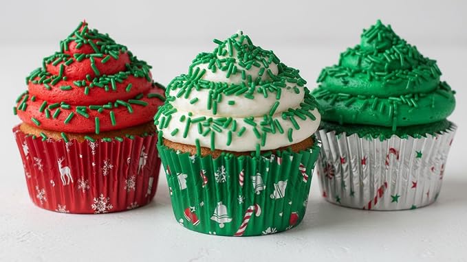 NCS Dark Green Jimmies Edible Sprinkles – Cupcake, Cake & Cookie Decorations, 7 oz