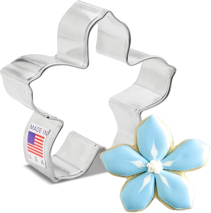 Ann Clark Forget-Me-Not Flower Cookie Cutter, 2.75" Made in USA