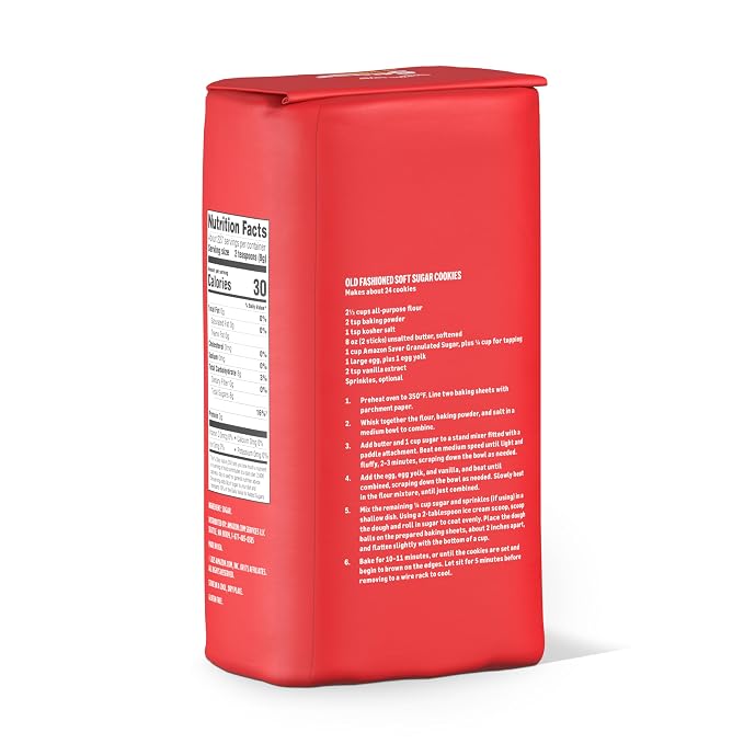 Amazon Saver, White Sugar, 4 Lb (Pack of 2)