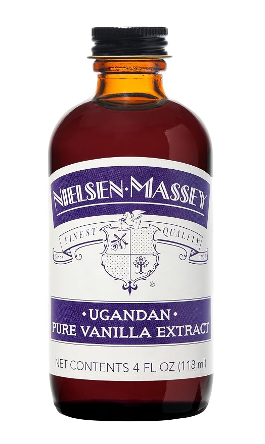 Nielsen-Massey Ugandan Pure Vanilla Extract for Baking and Cooking, 4 Ounce Bottle