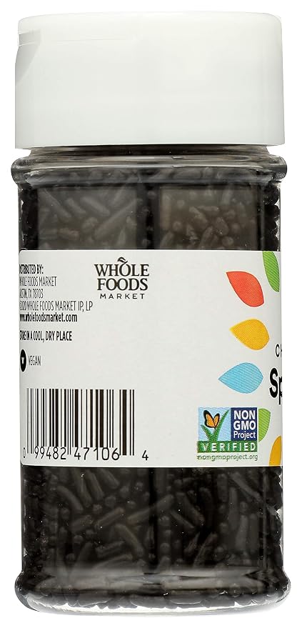 365 by Whole Foods Market, Chocolate Sprinkles, 2.75 Ounce (Pack of 5)