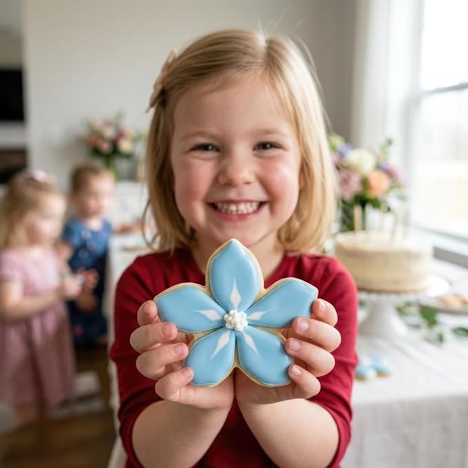 Ann Clark Forget-Me-Not Flower Cookie Cutter, 2.75" Made in USA