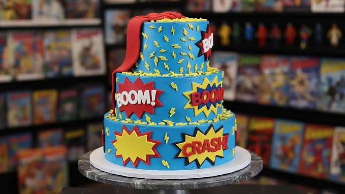 NCS Thick Lightning Bolt Shaped Edible Sprinkles – Yellow Cupcake, Cake & Cookie Decorations, 7 oz
