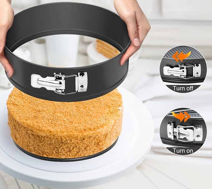 Webake Springform Pan 11 Inch Nonstick, Cheesecake Pan With Removable Bottom Large Cake Tin Baking Mold for Thanksgiving Christmas