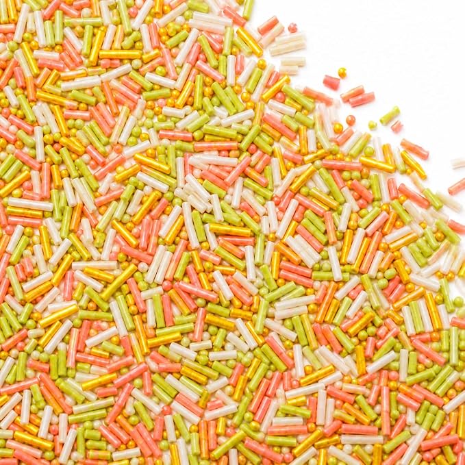 Confect Custom Rainbow Sprinkles – Cosmic Blend Jimmies – Multicolor Decorative Toppings for Desserts, Cakes & Cupcakes – Vegan, Gluten-Free, Nut-Free, Soy-Free, Dairy-Free, Palm Oil-Free – 4.2 Oz
