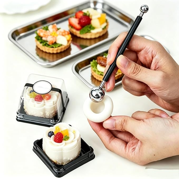 Antrader Fondant Cake Decorating Kit for Beginners Cake Sculpting | Sculpting Tools Kit for Cookie Cake Decorating