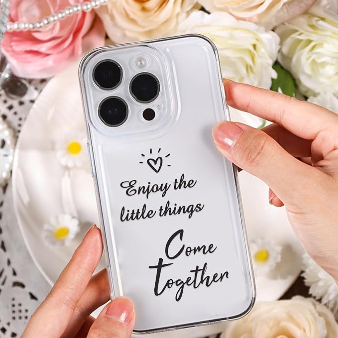50PCS Transparent Motivational Quote Stickers,Black Inspirational Positive Affirmation Stickers for Teacher Students Kids Teens Adults, for Laptop Water Bottles Guitar Scrapbook Journal(Motivational)