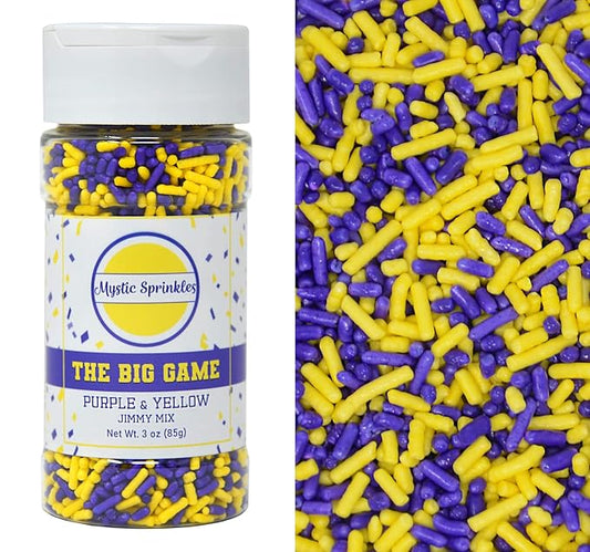 Mystic Sprinkles The Big Game Jimmy Mix 3oz Bottle (Purple & Yellow)
