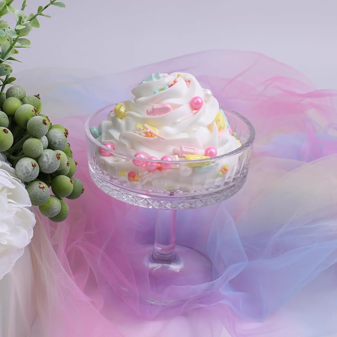 Summer Ice Cream Sprinkles for Cake Decorating, Pastel Sprinkles Popsicle Sugar Baking Edible Cupcake, Cookie, Donut Toppers and Birthday Party Supplies