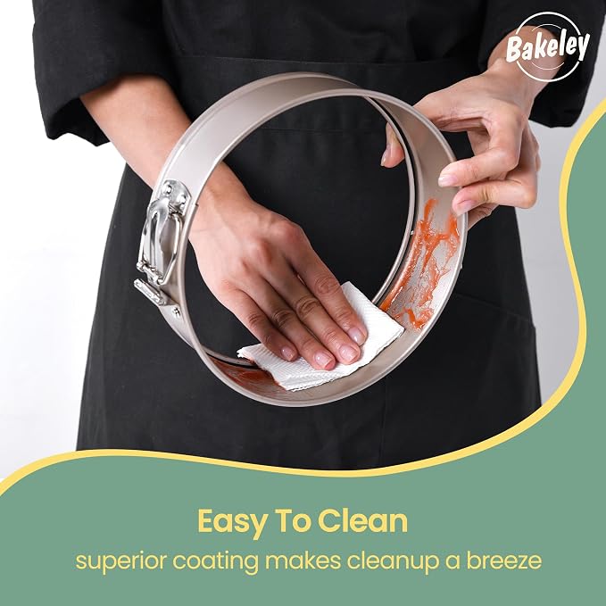 8 Inch Non-stick Springform Cake Pan,Cheesecake Pan with Removable Bottom