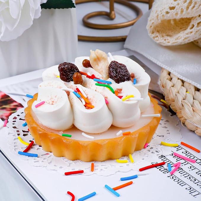 Rainbow Jimmies Sprinkles for Baking, Edible Birthday Sprinkles for Cake Cookies, Ice Cream and Macaron Toppings