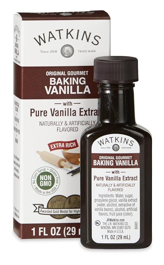 Watkins Original Gourmet Baking Vanilla, 1 Fl Oz (Pack of 12)