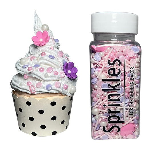 Valentines Heart Sprinkles Sprinkles for Cake Decorating Valentines Day Sprinkles for Cookie Decorating with Fancy Pink Sprinkles and Red Heart Sprinkles Edible Cake Decorations